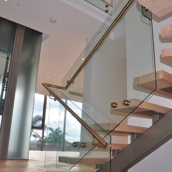 Lift and stairs