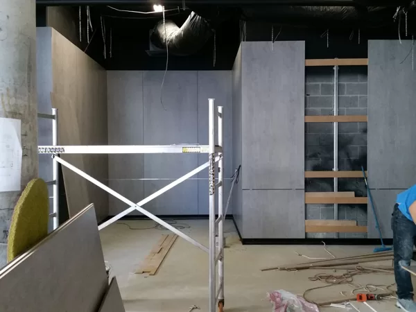 During Construction: Wall Panel