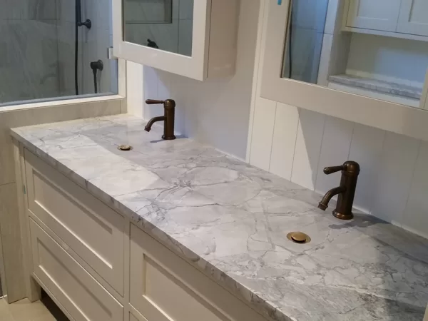 Custom double wash basin