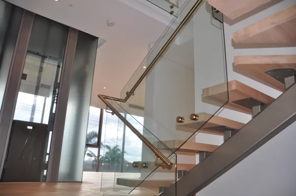 Lift and stairs