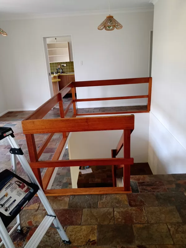 Before Open non-BCA Compliant Stairs